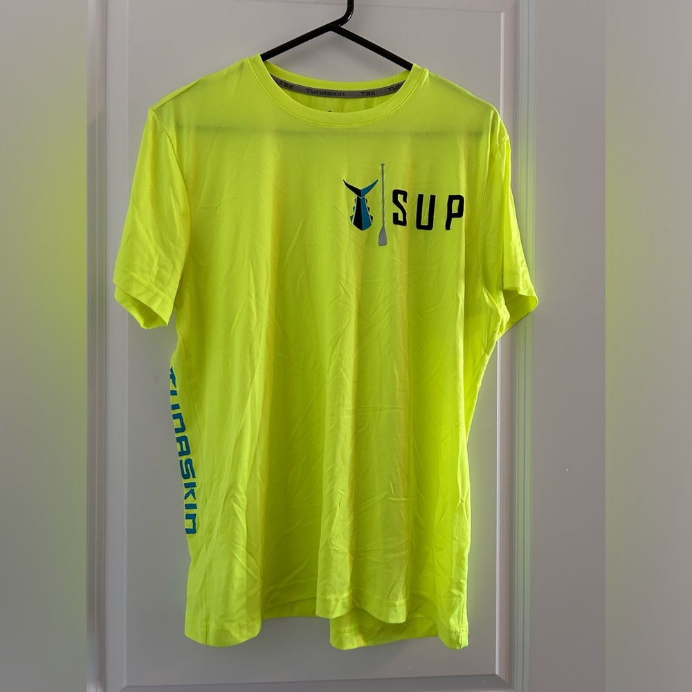 TUNASKIN • Neon Green/Lime T-Shirt • Medium •